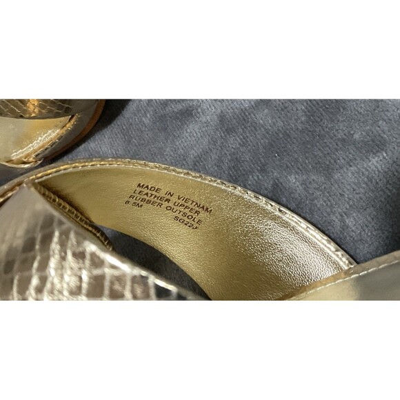 Michael Kors Clara Mule Pale Gold 8.5 M - Picture 6 of 13